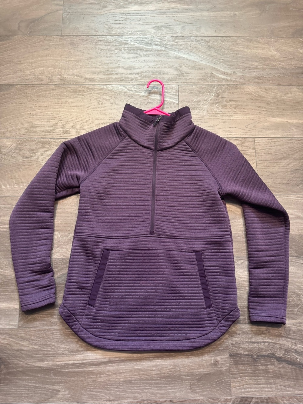 Columbia Active Jacket Women Size Medium Purple Pullover Half Zip